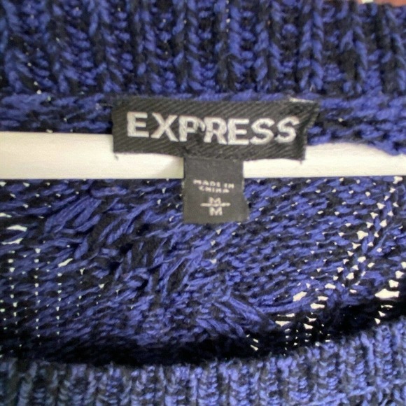 Express Cable Mixed Knit Sweater - Picture 6 of 6